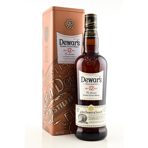 Dewar's 12 Years Old Blended Scotch Whisky Double Aged 40% Vol. 0,7l in Giftbox