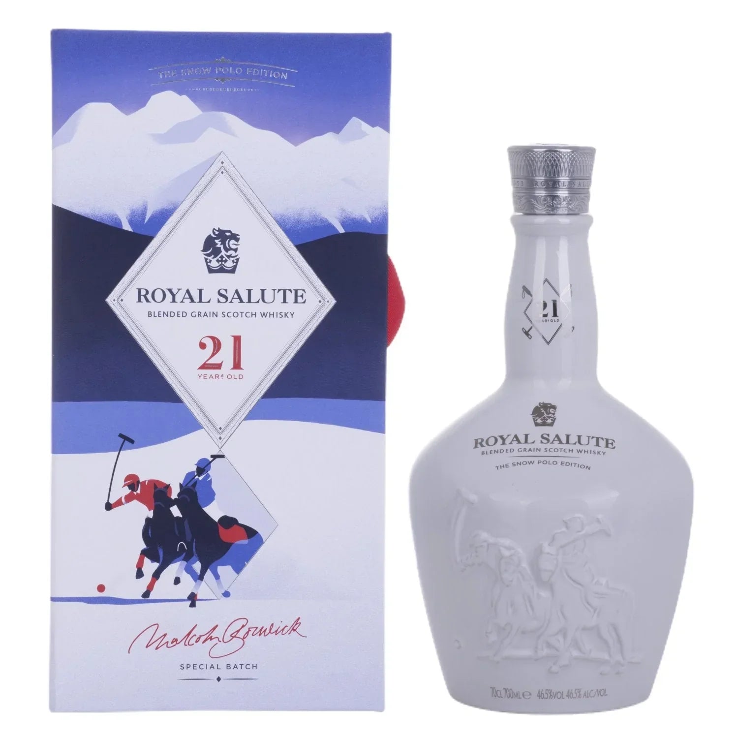 Royal Salute 21 Years Old THE SNOW POLO EDITION Blended Grain 46,5% Vol. 0,7l in Giftbox