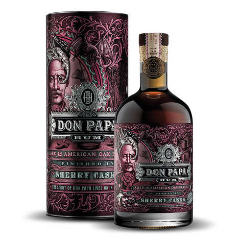 Don Papa Rum Sherry Casks 45% Vol. 0,7l in Giftbox