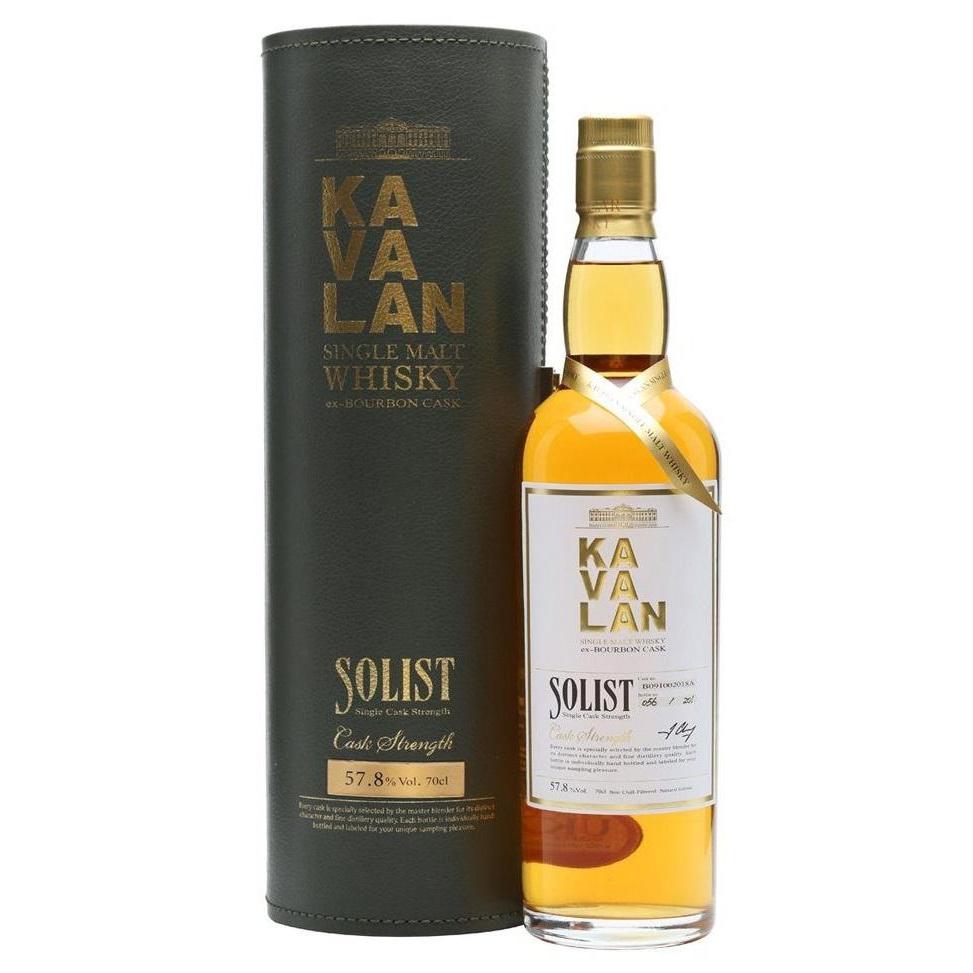 Kavalan SOLIST Single Malt Whisky ex-BOURBON CASK 57,8% Vol. 0,7l in Giftbox