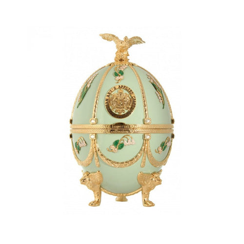 Imperial Collection Vodka Faberge Egg Light Green Lyliard 40% Vol. 0,7l in Giftbox