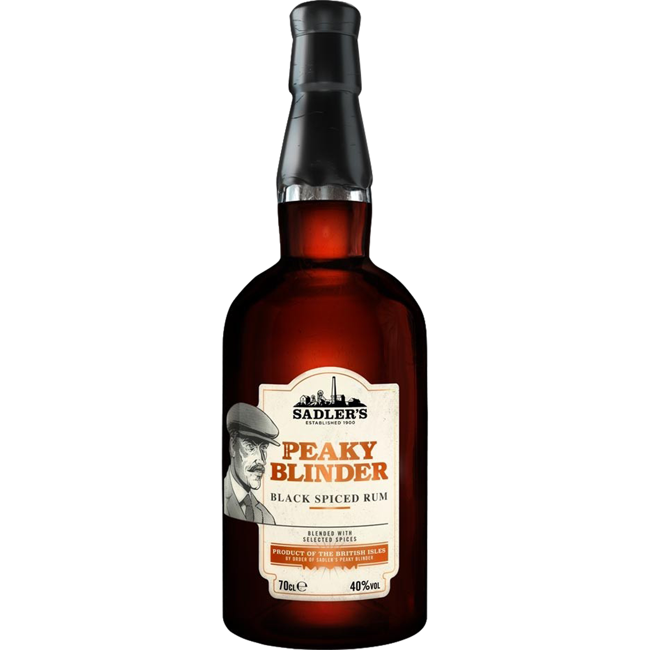 Peaky Blinder Black Spiced Rum 40% Vol. 12x0,05l