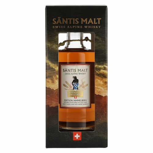 Säntis Malt Appenzeller Single Malt Swiss Alpine Whisky EDITION HIMMELBERG 43% Vol. 0,5l in Giftbox