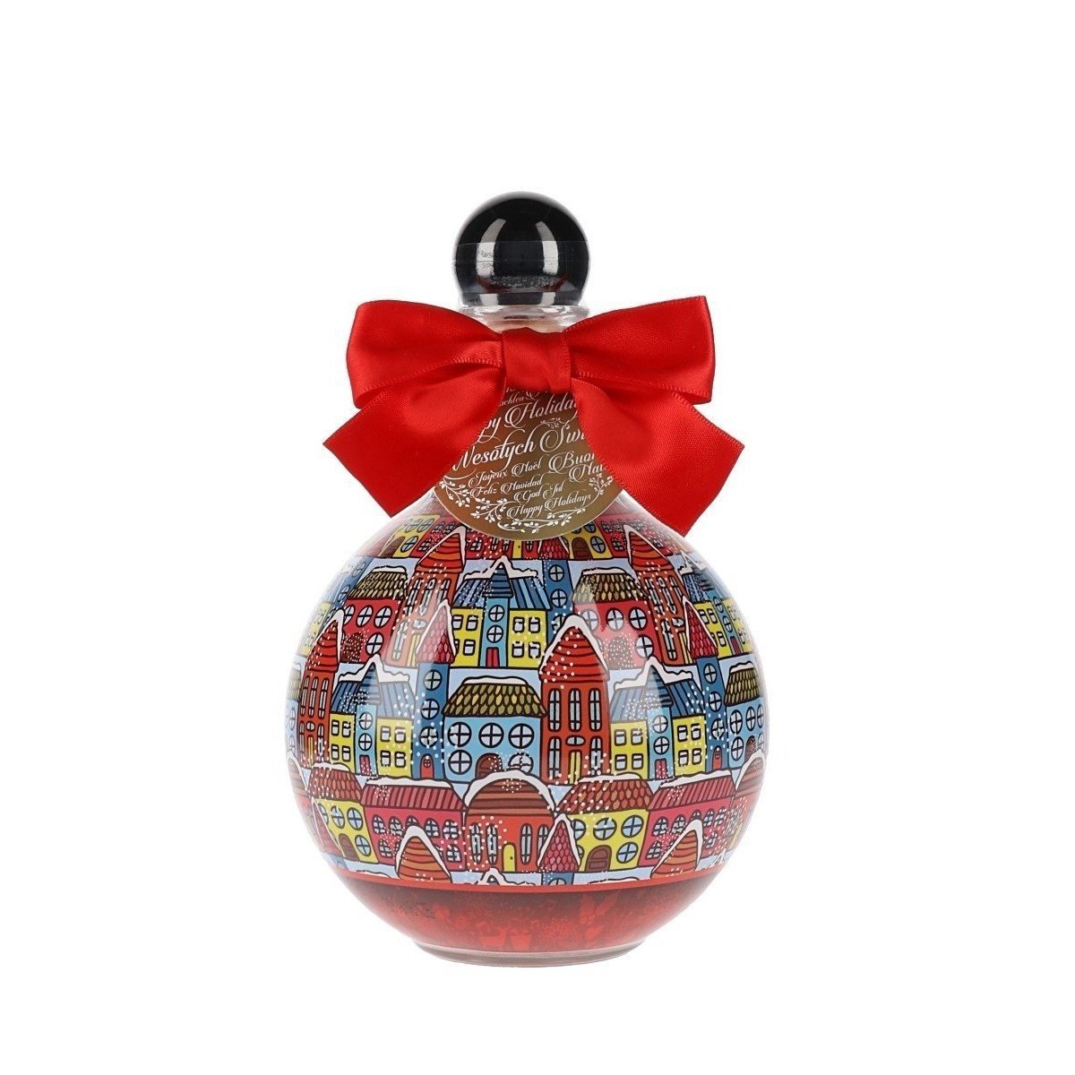 Chopin Vodka Christmas Bauble Red Bow 40% Vol. 0,5l